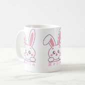 Mug Conception classique de lapin de cochon (Devant gauche)