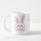 Mug Conception classique de lapin de cochon (Gauche)