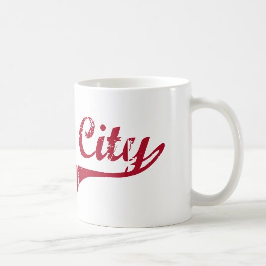 Mug Conception classique de New Jersey de ville (Droite)