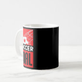 Mug Conception Clic Footll pour joueurs et fans, Amour (Devant gauche)