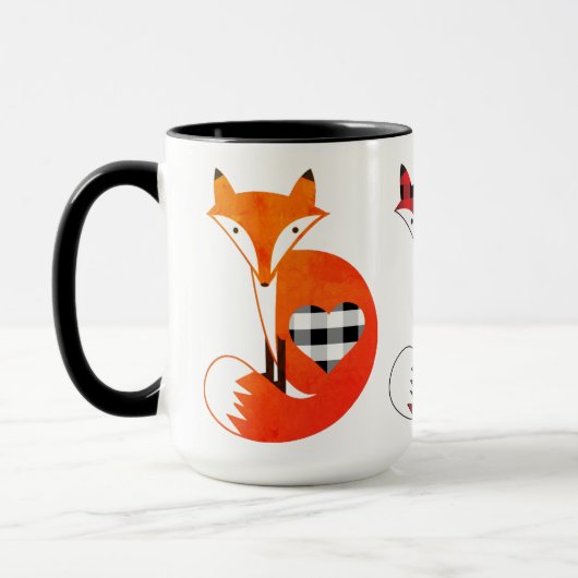 Mug Conception Colorée Country Fox (Gauche)