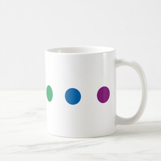 Mug Conception colorée d'arc-en-ciel de la fierté | (Droite)