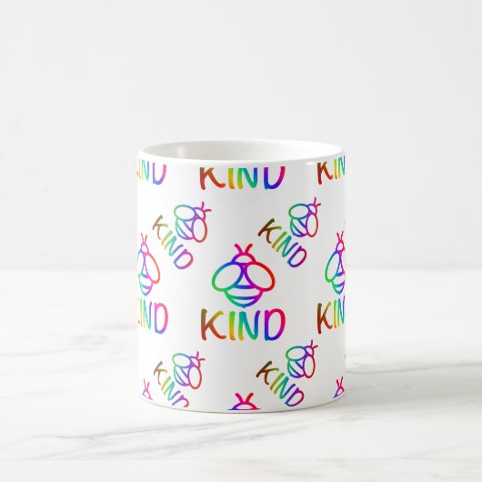 Mug Conception colorée de bourdons (Centre)