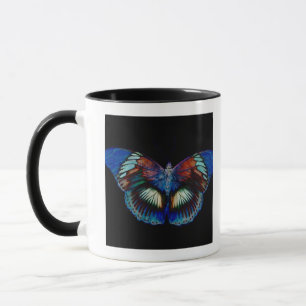 Mug Conception colorée de papillon contre le contexte