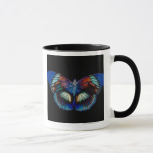 Mug Conception colorée de papillon contre le contexte
