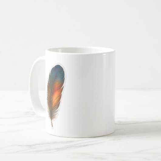 Mug Conception colorée en plumes (Devant gauche)