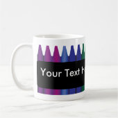 Mug Conception Crayon Enseignant Musique personnalisée (Gauche)