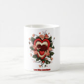 Mug Conception créative de la Saint-Valentin avec coeu (Centre)