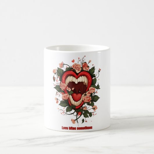 Mug Conception créative de la Saint-Valentin avec coeu (Centre)