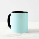 MUG CONCEPTION CRÉATIVE DE PEINTURE ET DE BROSSE NOIRE (Devant gauche)