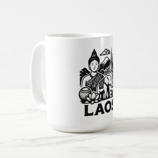 Mug conception culturelle lao (Devant gauche)