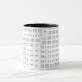 Mug Conception d'abrégé sur blanc (Centre)