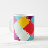 Mug Conception d'abrégé sur courses de peinture (Devant gauche)