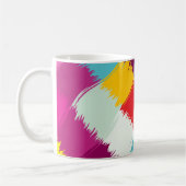 Mug Conception d'abrégé sur courses de peinture (Gauche)