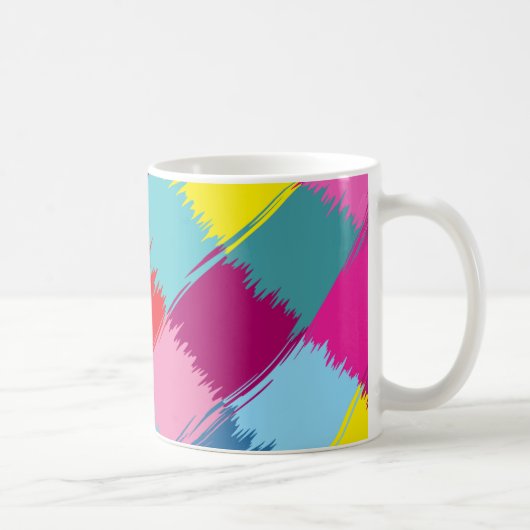 Mug Conception d'abrégé sur courses de peinture (Droite)