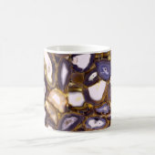 Mug Conception d'Agate blanc Brown violet (Centre)