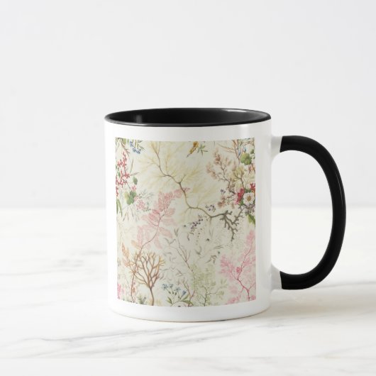 Mug Conception d'algue pour le matériel en soie (la (Droite)