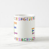 Mug Conception d'alphabet colorée et ludique (Centre)
