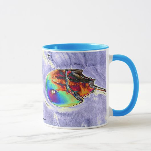 Mug Conception d'aluminium de crabe en fer à cheval (Droite)