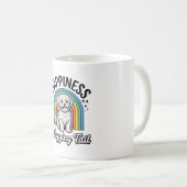 Mug Conception d'amant de chien de queue qui remue de (Devant droit)