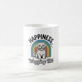 Mug Conception d'amant de chien de queue qui remue de (Centre)