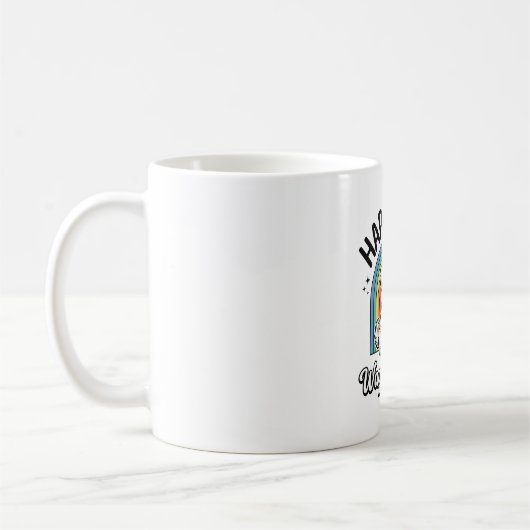 Mug Conception d'amant de chien de queue qui remue de (Gauche)