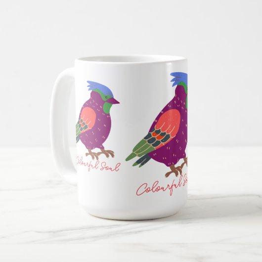 Mug Conception d'âme colorée (Devant gauche)