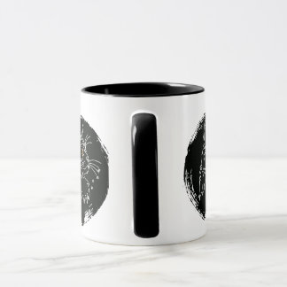Mug Conception d'amour de chat coupé
