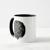 Mug Conception d'amour de chat coupé (Devant gauche)
