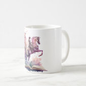 Mug Conception d'amour de livre de fantasy (Devant droit)