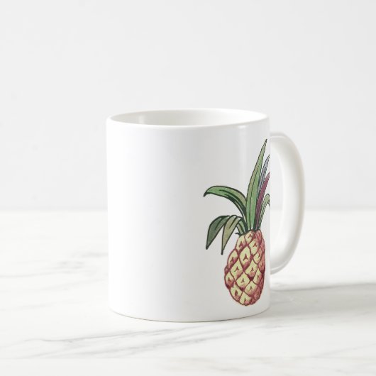 Mug Conception d'ananas (Devant droit)
