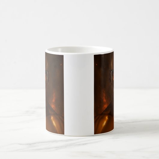 Mug Conception d'androïde futuriste (Centre)