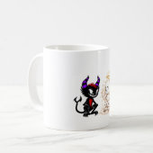 Mug Conception d'ange et de diable mignons, Bien contr (Devant gauche)