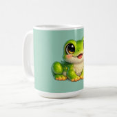 Mug Conception d'animal Kawaii de grenouille mignonne (Devant gauche)