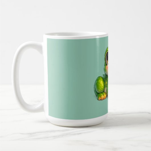 Mug Conception d'animal Kawaii de grenouille mignonne (Gauche)