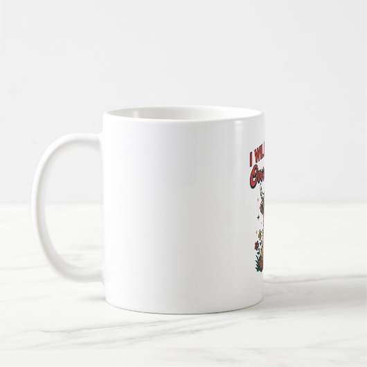 Mug Conception d'anniversaire drôle de vache highland (Gauche)