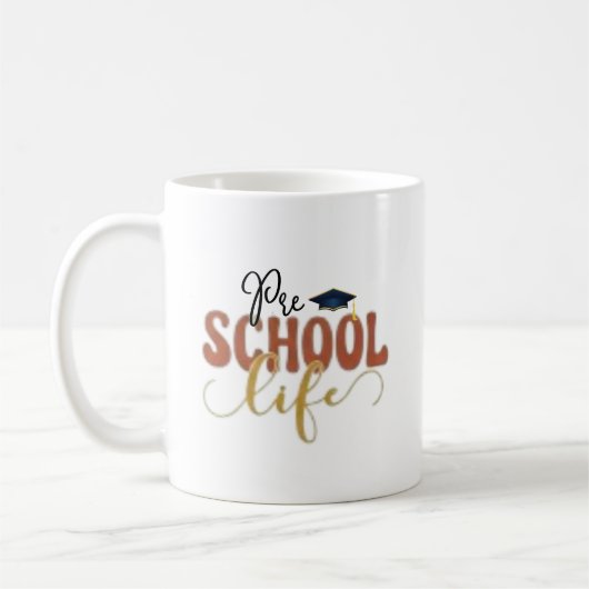 Mug Conception d'appréciation de l'enseignant de la vi (Gauche)