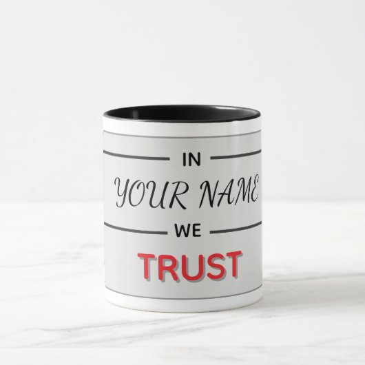 Mug Conception d'appréciation d'équipe (Centre)