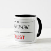 Mug Conception d'appréciation d'équipe (Devant droit)