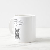Mug Conception d'appréciation pour professeur de maths (Devant gauche)