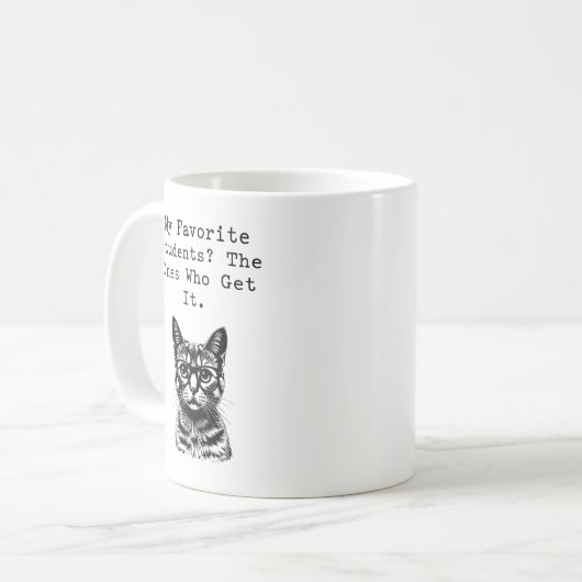 Mug Conception d'appréciation pour professeur de maths (Devant gauche)