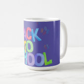 Mug Conception d'aquarelles manuscrites pour la rentré (Devant droit)