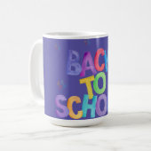Mug Conception d'aquarelles manuscrites pour la rentré (Devant gauche)