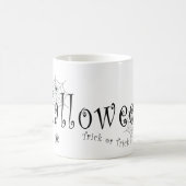 Mug Conception d'araignée d'Halloween farce ou attrape (Centre)