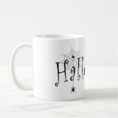 Mug Conception d'araignée d'Halloween farce ou attrape (Gauche)