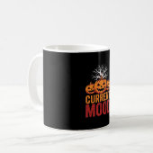 Mug Conception d'arbre de citrouille d'humeur actuelle (Devant gauche)