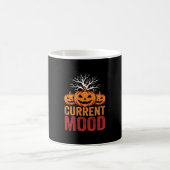 Mug Conception d'arbre de citrouille d'humeur actuelle (Centre)