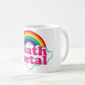 Mug Conception d'arc-en-ciel en métal de la mort (Devant droit)