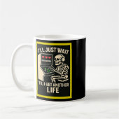Mug Conception d'arcade de joueur de squelette – Jeux (Gauche)