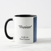 Mug Conception d'art abstrait de "illusion" - sur la (Gauche)